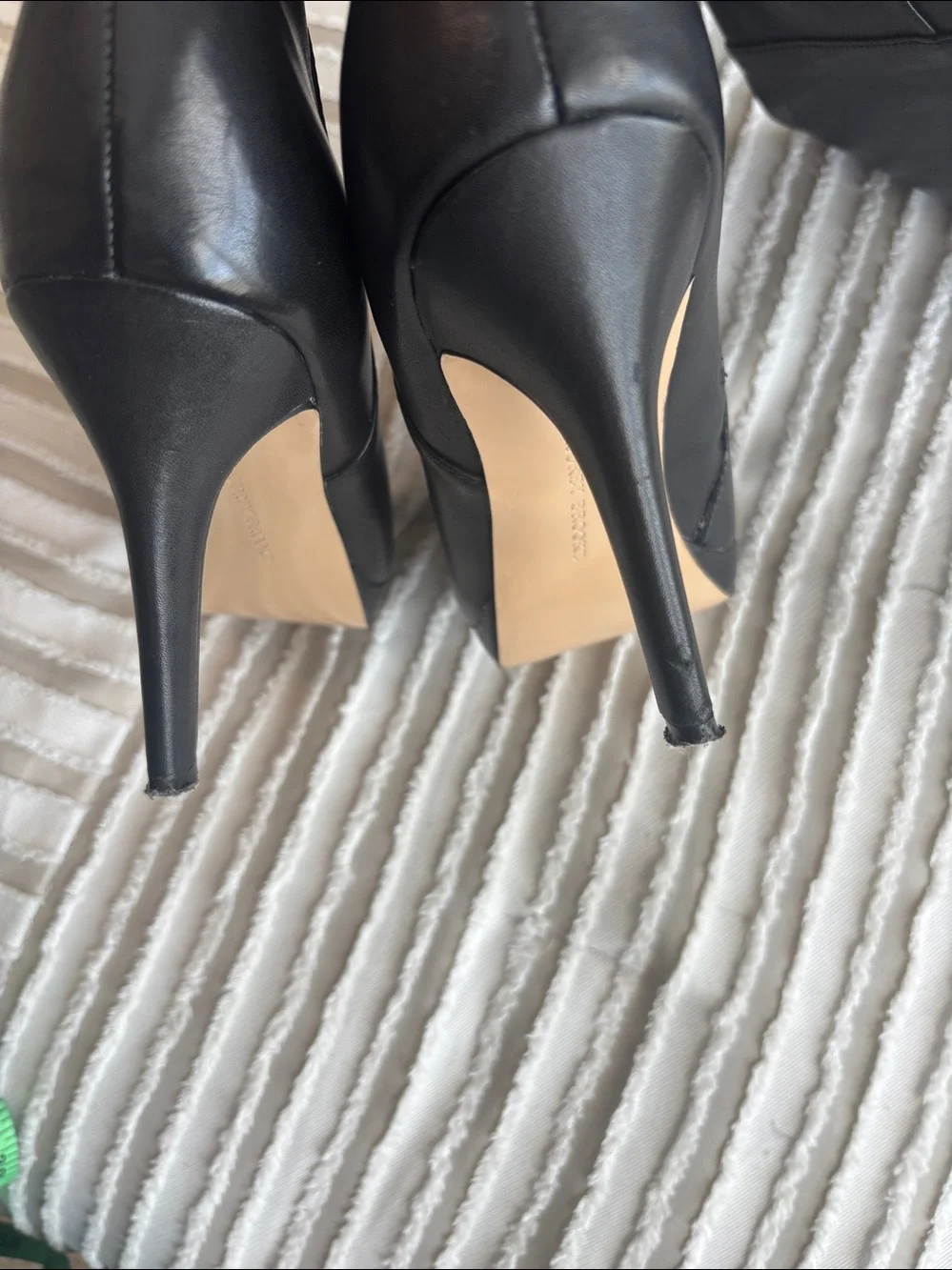 Audrey Brooke Stiletto over the knee leather boots size 8